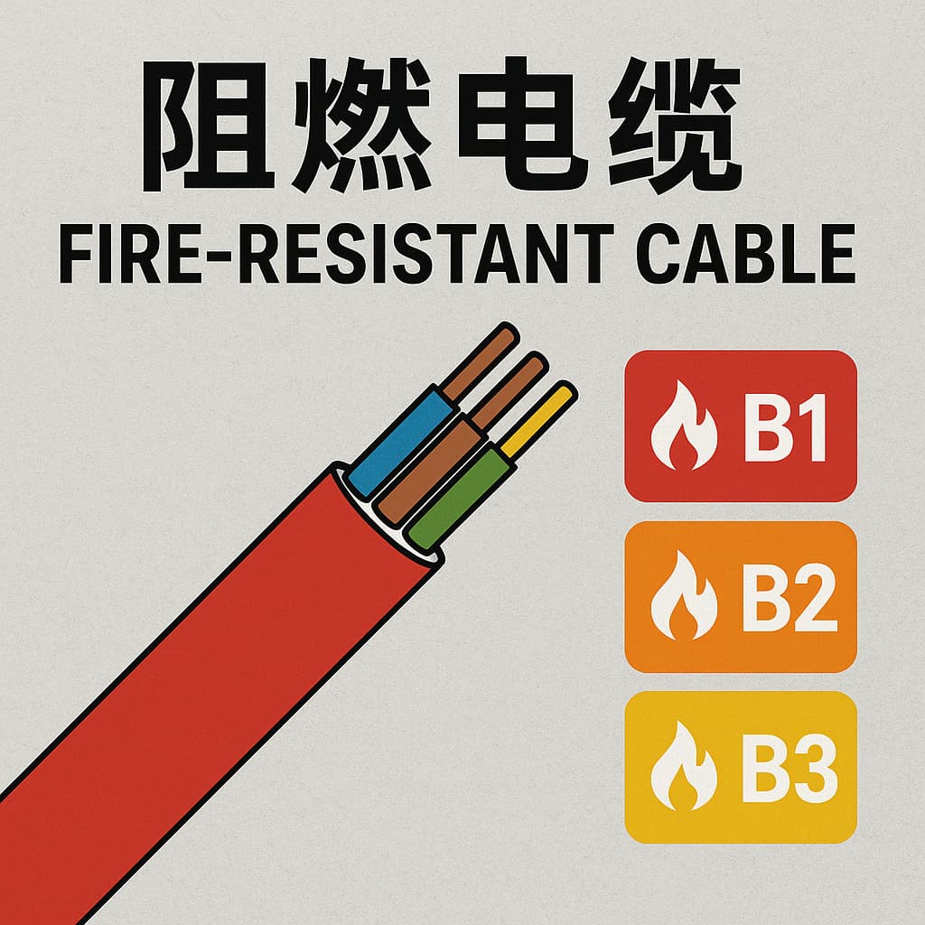 什么是阻燃电缆？？B1、B2、B3级的区别你相识吗？？