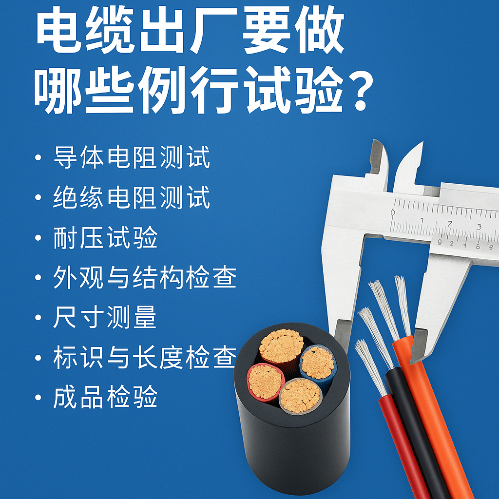 电缆出厂要做哪些例行试验？？？？？？一文讲清最要害的7项检测