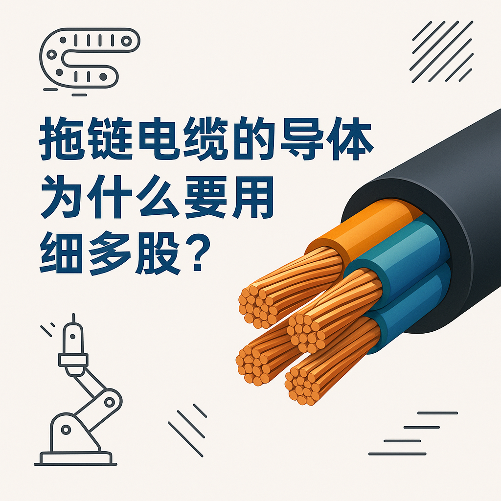 拖链电缆的导体为什么要用细多股？？？